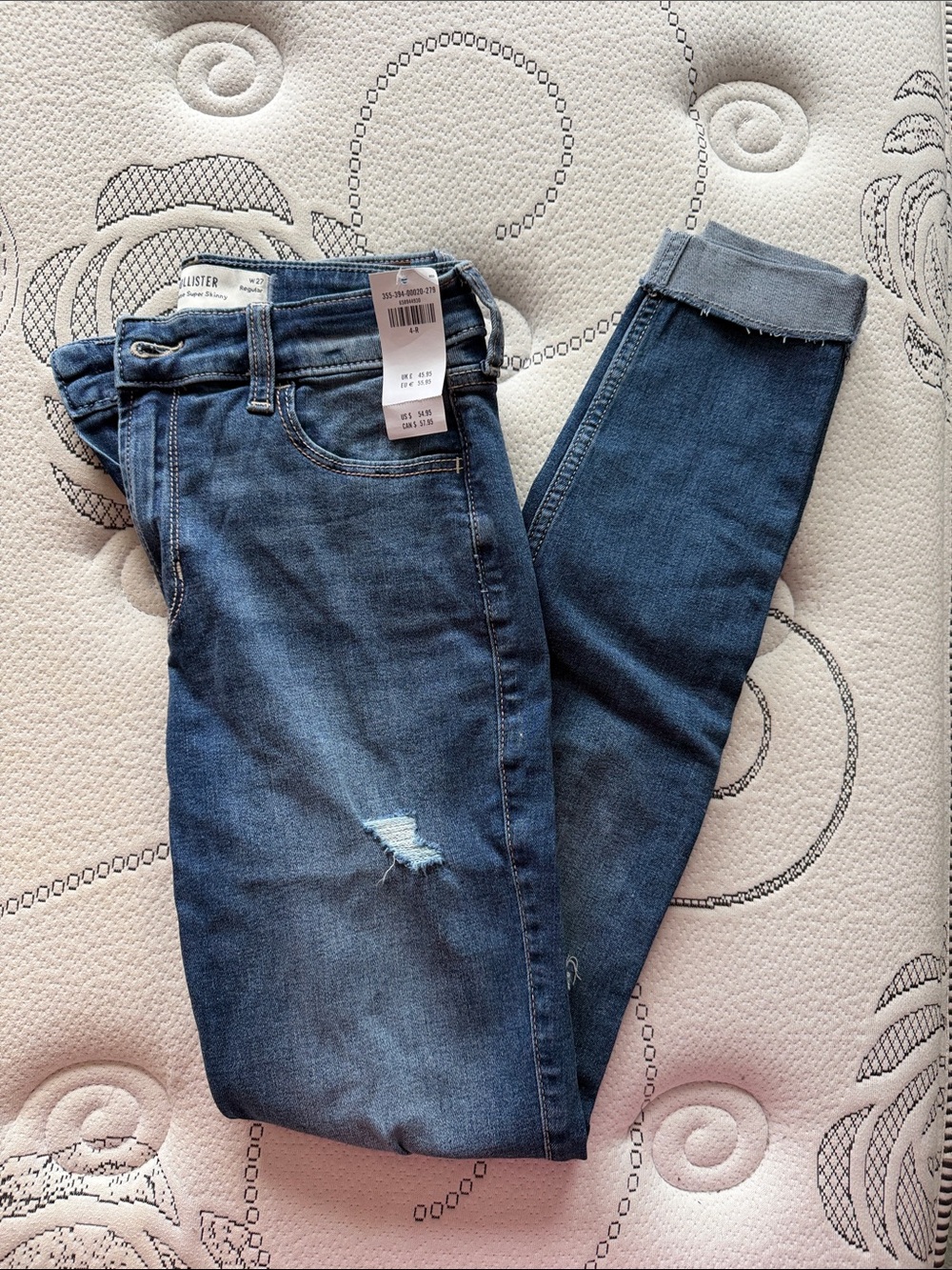 Hollister Super Skinny Distressed Jeans